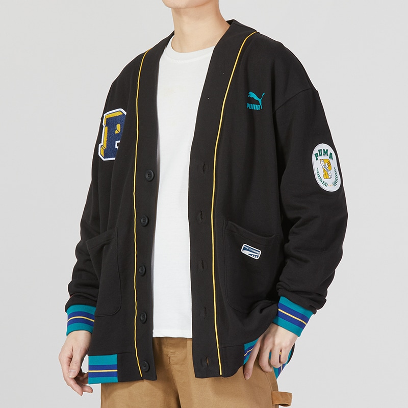 Puma Team Badge V-neck Jacket Tr Logo — фото 4