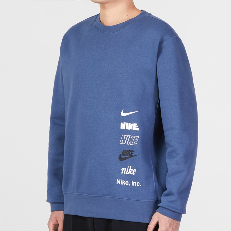 Nike Club+ BB Crew Mlogo Fen Blue — фото 4