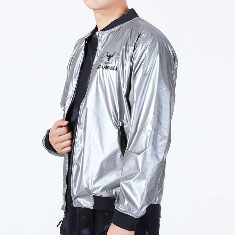 Under Armour Pjt Rck Dsrpt Bmbr Jkt Logo — фото 4