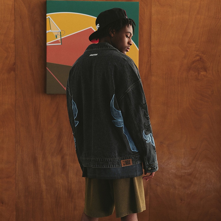 Starter x NBA Bulls Denim Jacket — фото 6