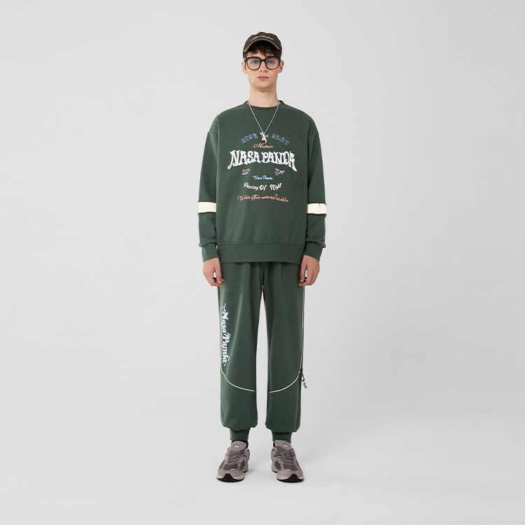 Lamlicka x nasapanda Jogger Pants Green — фото 2