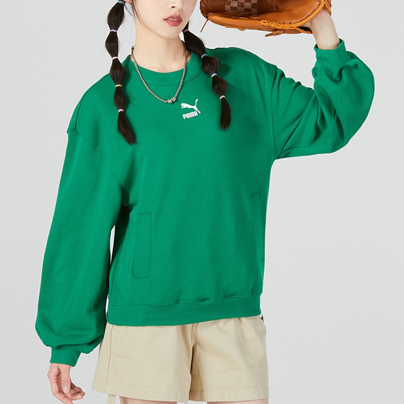 Puma Women Fashion Sweatshirt Logo — фото 2