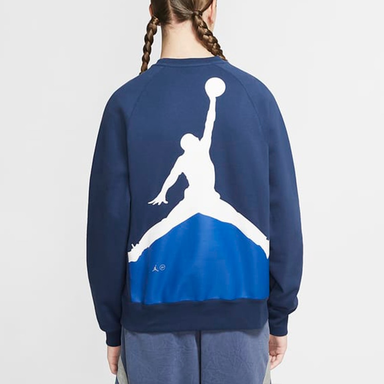 Jordan Crewneck Sweatshirt Blue — фото 4