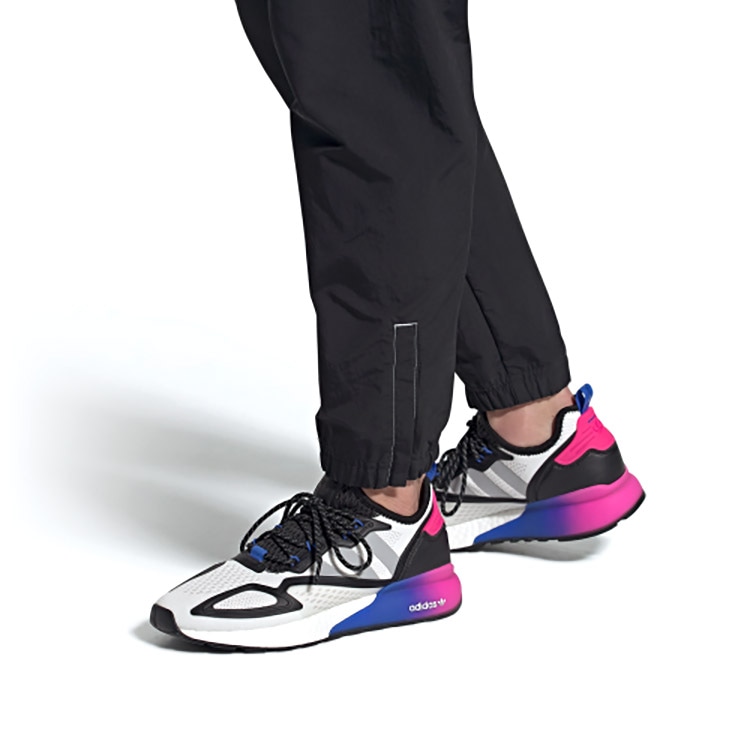 adidas originals adidas ZX 2K Boost White Purple Blue — фото 6