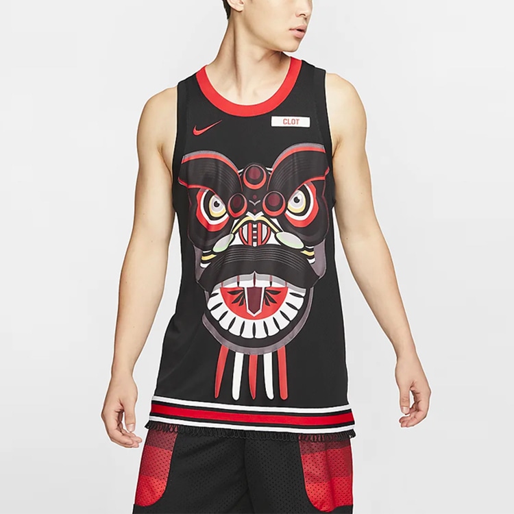 Nike x CLOT Basketball Vest Black — фото 3