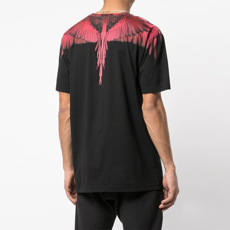 Marcelo Burlon County Of Milan Marcelo Burlon MB Black Tee — фото 2