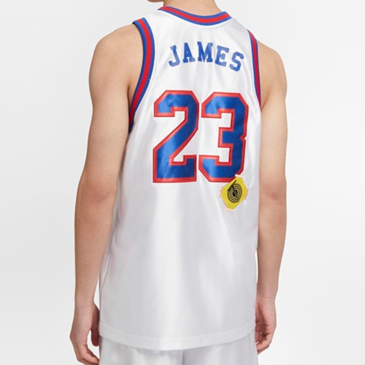 Nike NBA Space Jam LeBron 23 Jersey White — фото 5