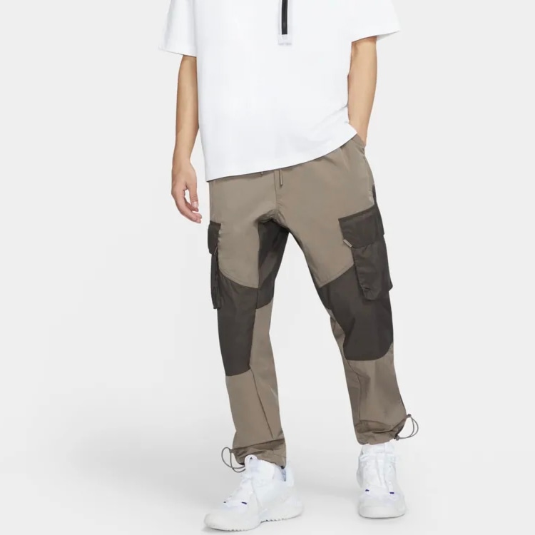 Jordan Olive Grey Woven Cargo Pants — фото 2