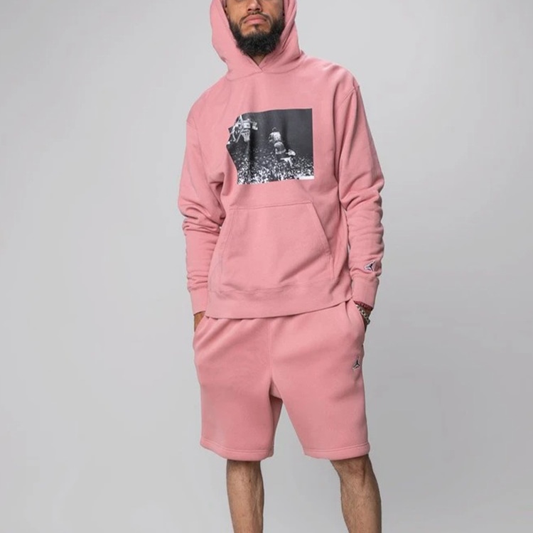 Jordan x Union LA Hoodie Pink — фото 2