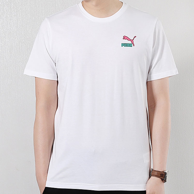Puma Logo Tee White — фото 2