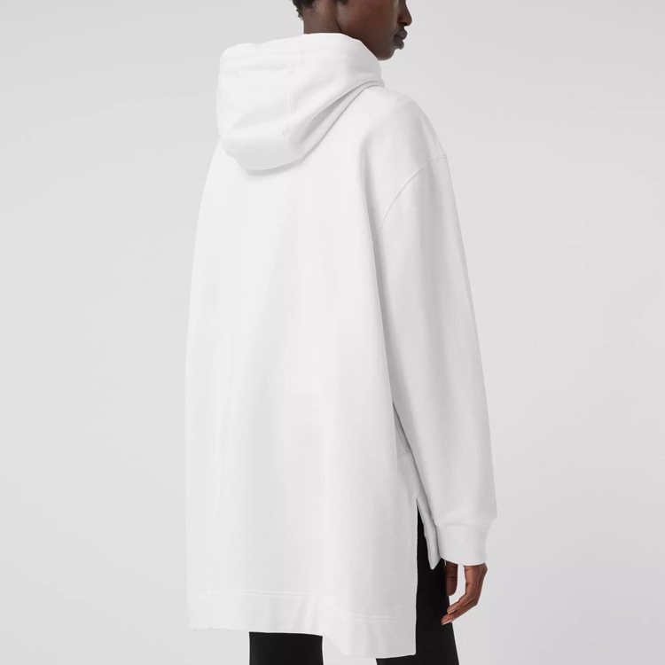 Burberry Hooded Sweatshirt White — фото 3