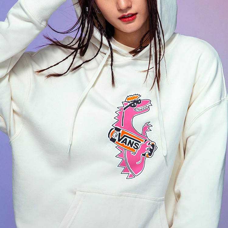 Vans Little Dinosaur Hoodie Off White — фото 3