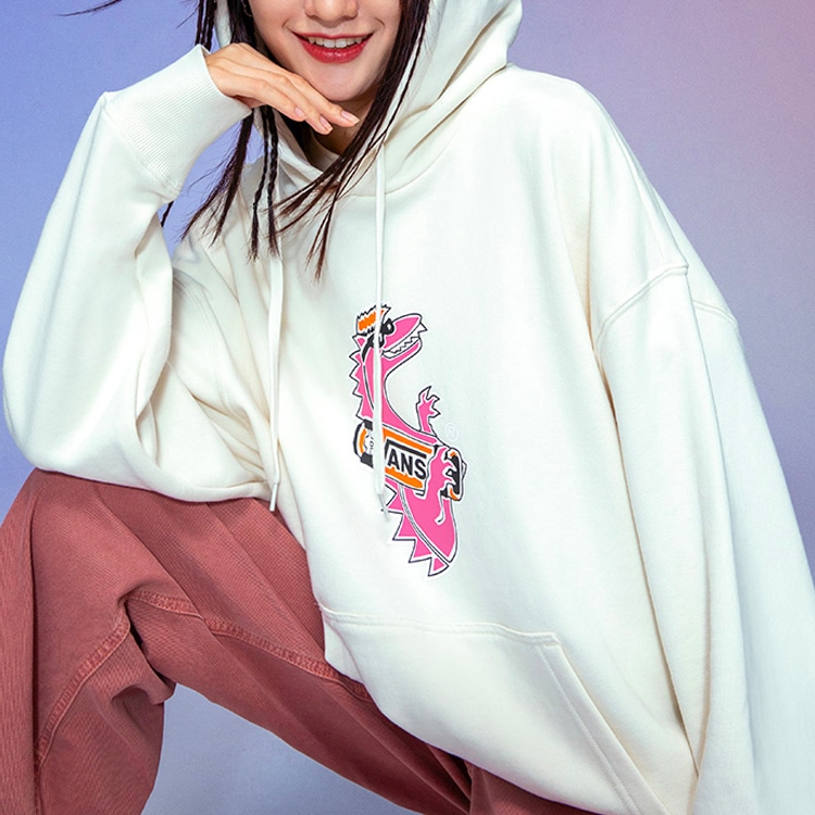 Vans Little Dinosaur Hoodie Off White — фото 4