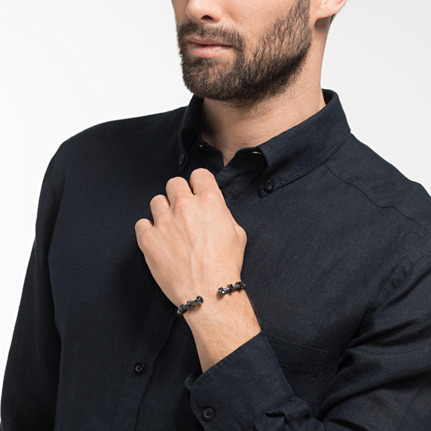 Swarovski My Hero PVD Bracelet Black — фото 2
