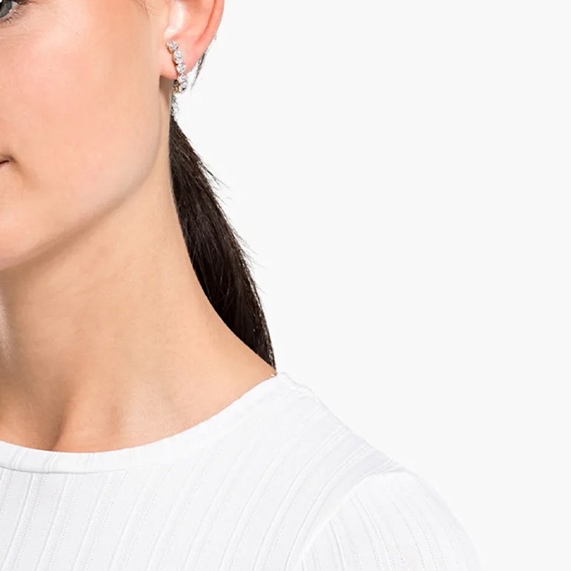 Swarovski Tennis Deluxe Mixed Earrings — фото 2
