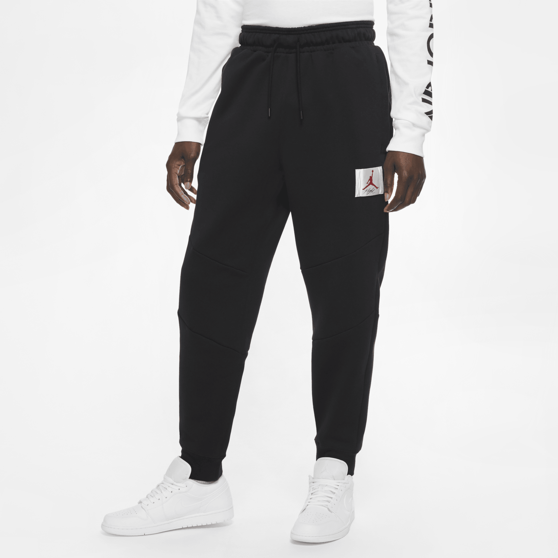 Jordan Flight Fleece Pants Black — фото 3