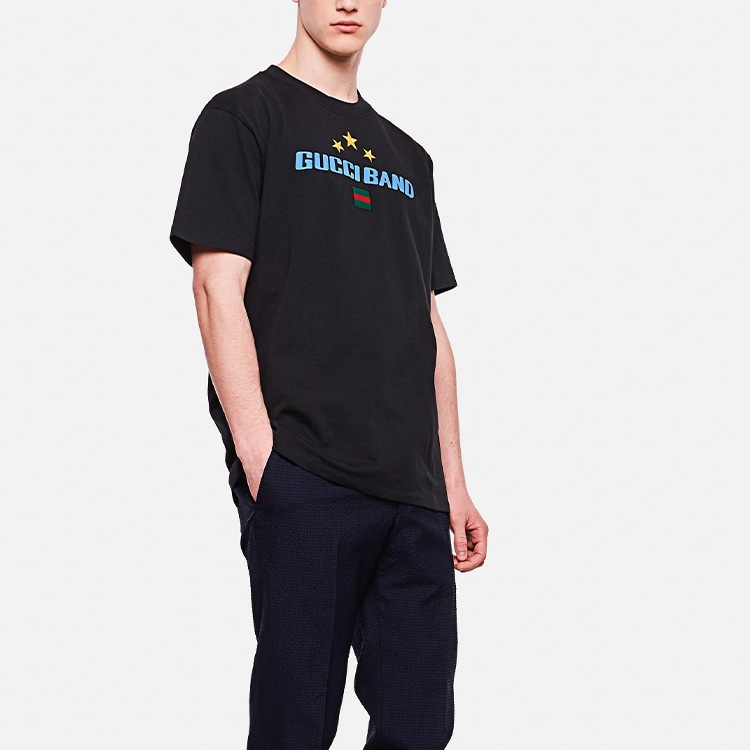 Gucci Band Logo T-Shirt — фото 4