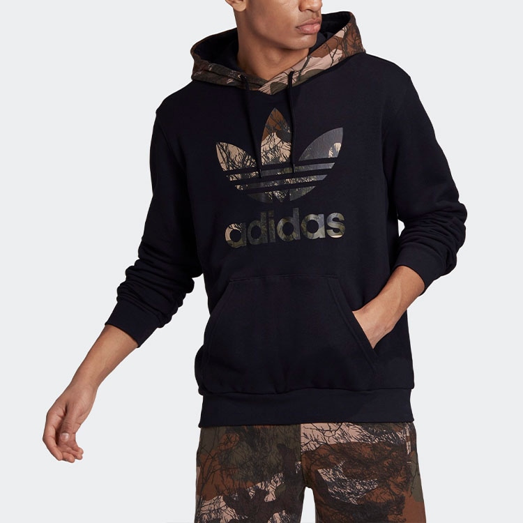 Adidas Originals Camo Block Hoodie Black — фото 2