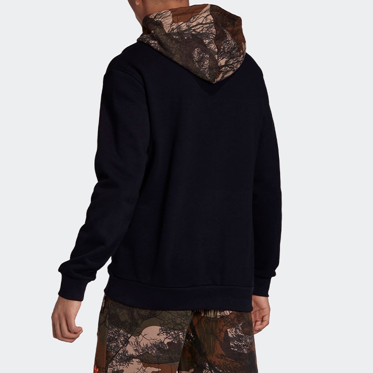 Adidas Originals Camo Block Hoodie Black — фото 3