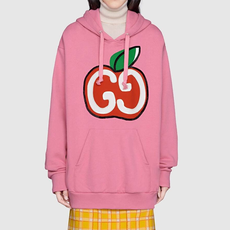 Gucci Floral Hoodie Pink — фото 2