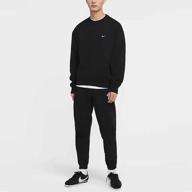 Nike Lab Fleece Crew Black — фото 2