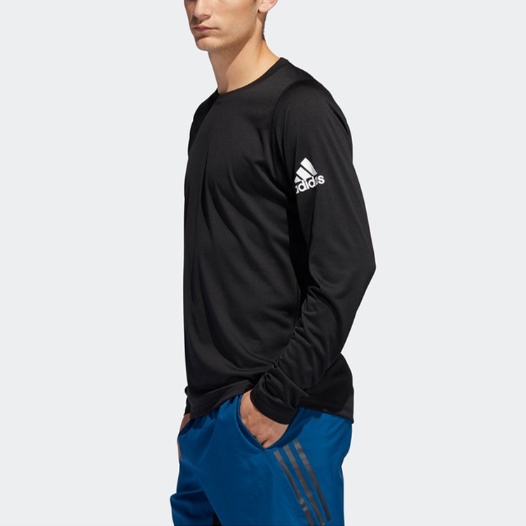 Adidas Training Logo Crewneck Black — фото 4