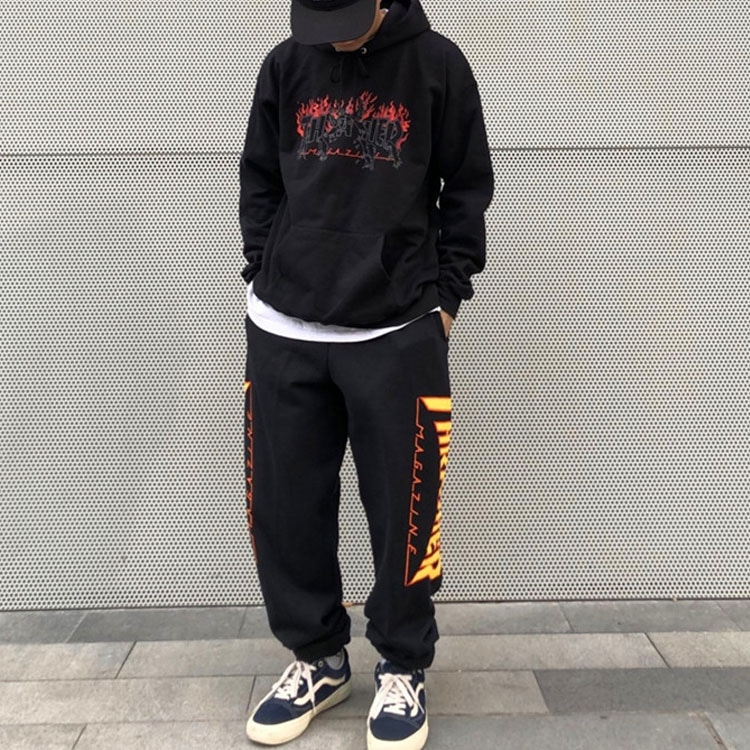 Thrasher Crows Flame Hoodie — фото 2