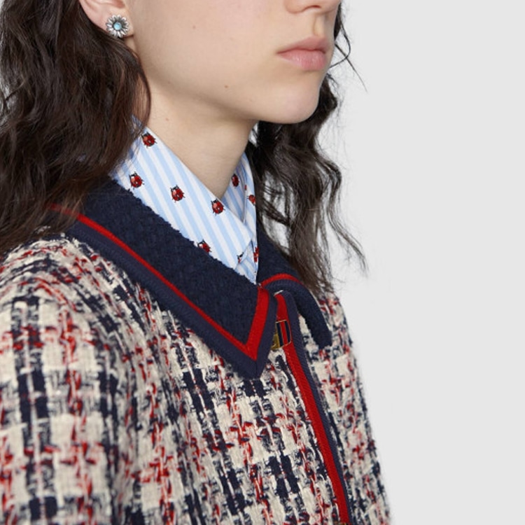 Gucci Double G Daisy Silver Earrings — фото 7