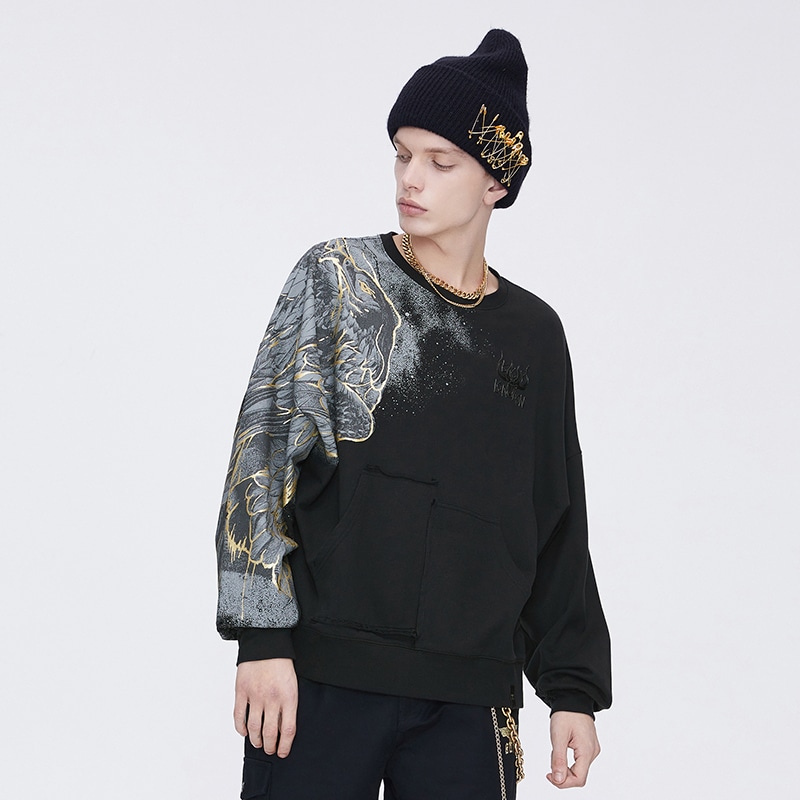 Boy London Feather Wing Print Sweatshirt Black — фото 6