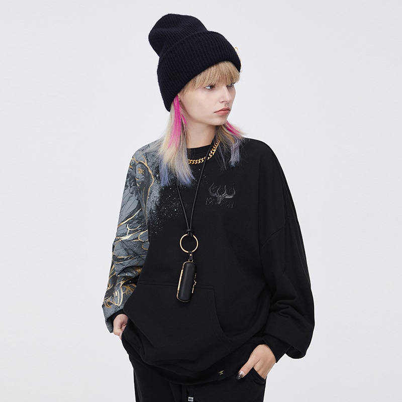 Boy London Feather Wing Print Sweatshirt Black — фото 2
