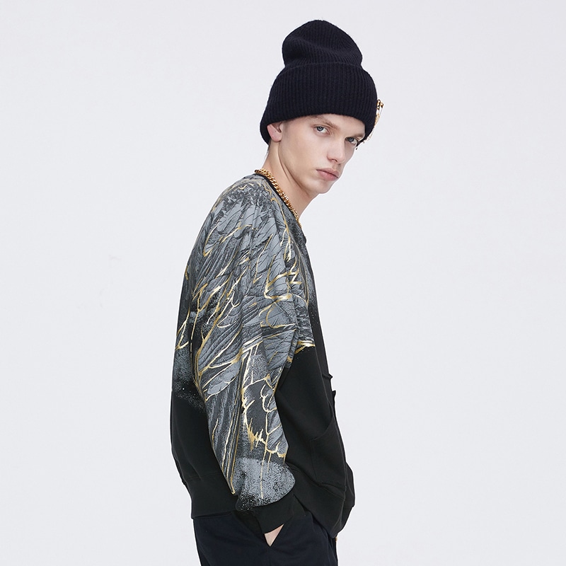 Boy London Feather Wing Print Sweatshirt Black — фото 5