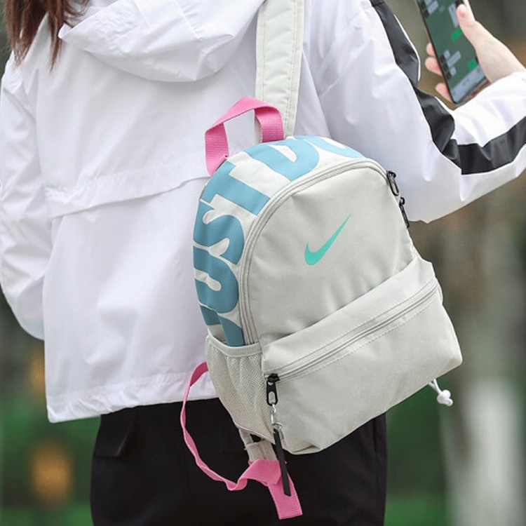 Nike Backpack Kids Gray White — фото 3