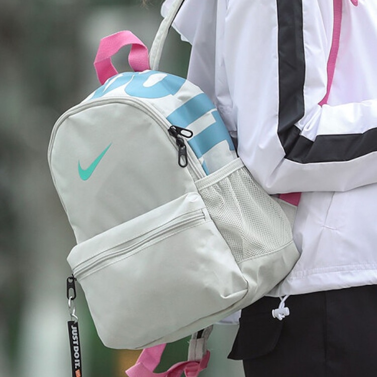 Nike Backpack Kids Gray White — фото 4
