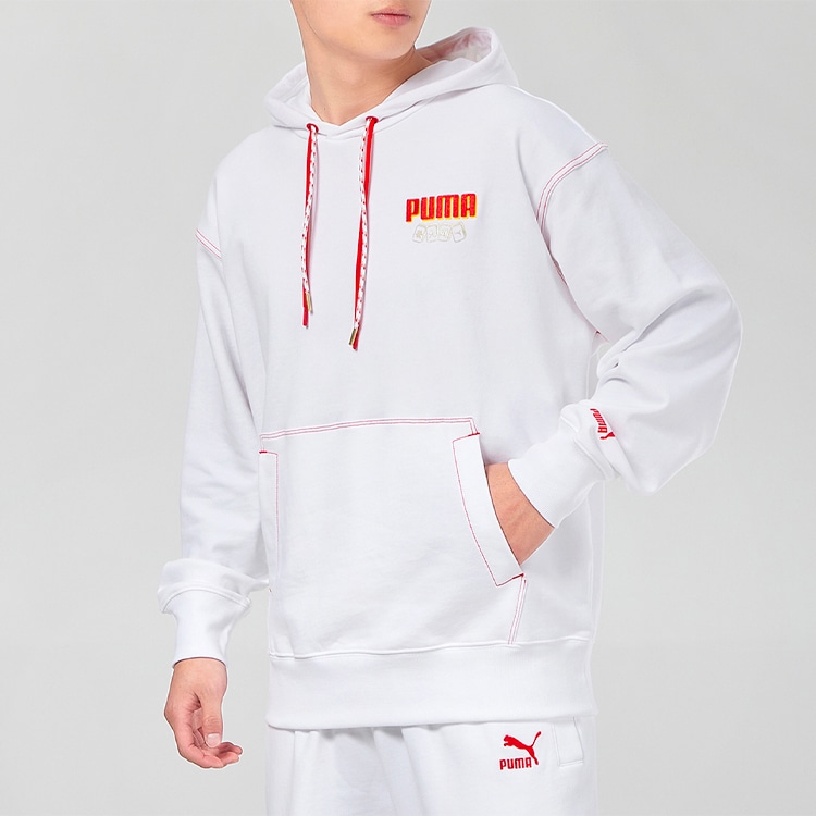 Puma Mahjong Hoodie White — фото 3