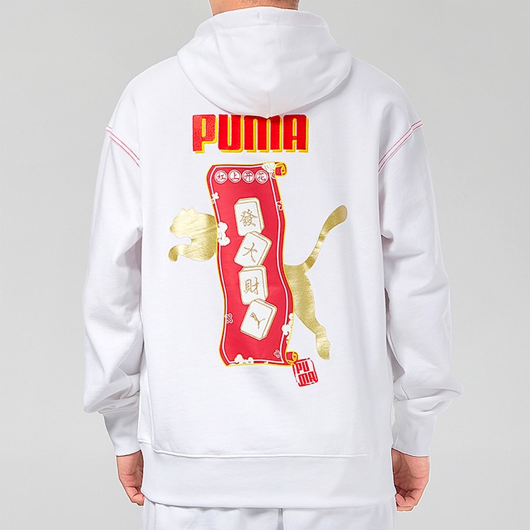 Puma Mahjong Hoodie White — фото 4
