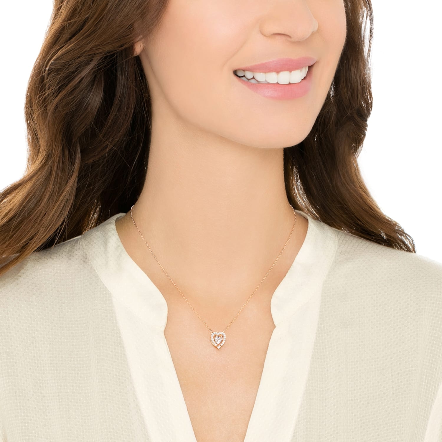 Swarovski Dancing Heart Necklace — фото 3