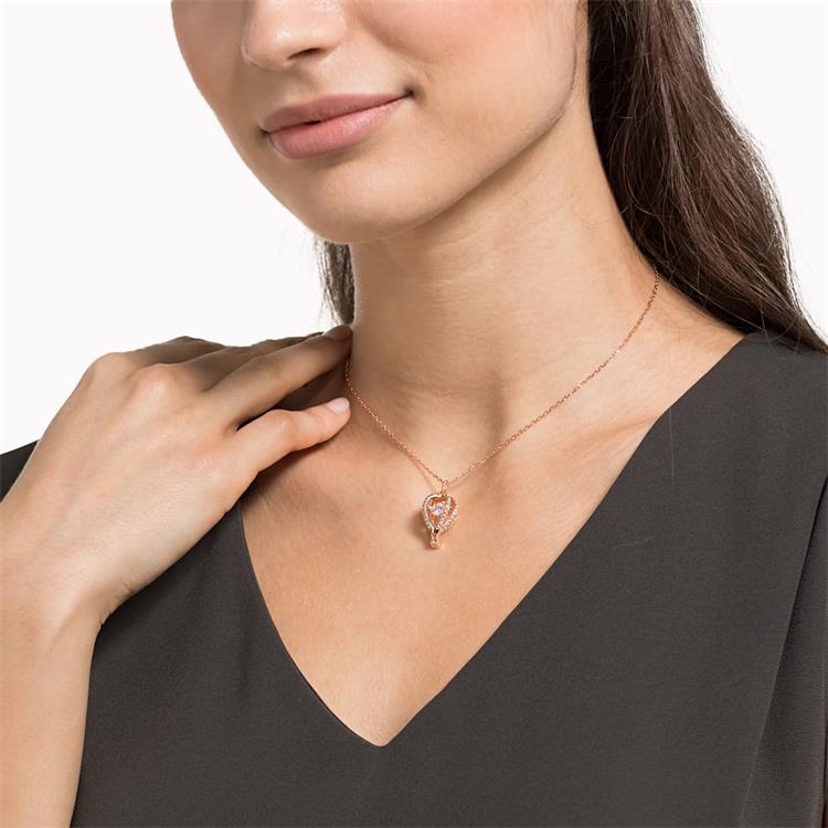 Swarovski Into The Sky Balloon Pendant Rose Gold — фото 3