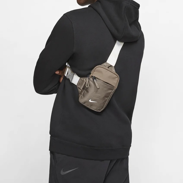 Nike Essentials Waist Pack Olive Grey/White — фото 3