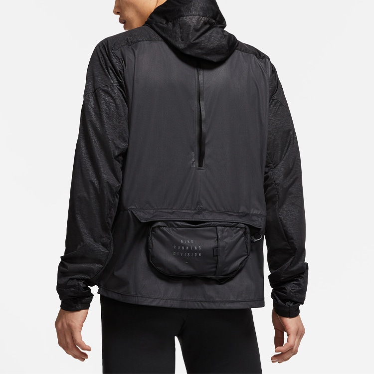 Nike Running Hoodie Jacket Black — фото 5