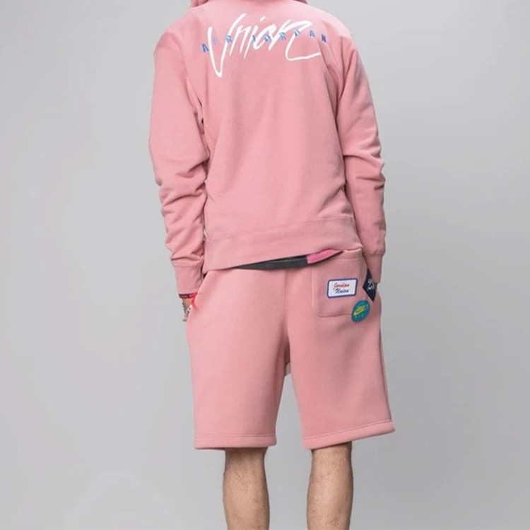 Jordan x Union LA Hoodie Pink — фото 3