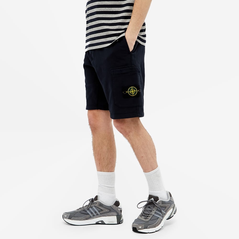 Stone Island Navy Blue Shorts — фото 2
