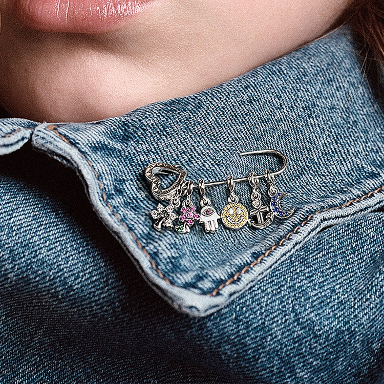 Pandora Me Safety Pin 925 Silver — фото 3