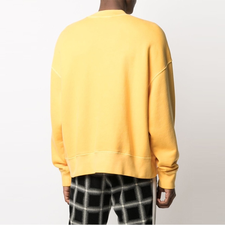 Palm Angels SS21 Logo Crewneck Yellow — фото 3
