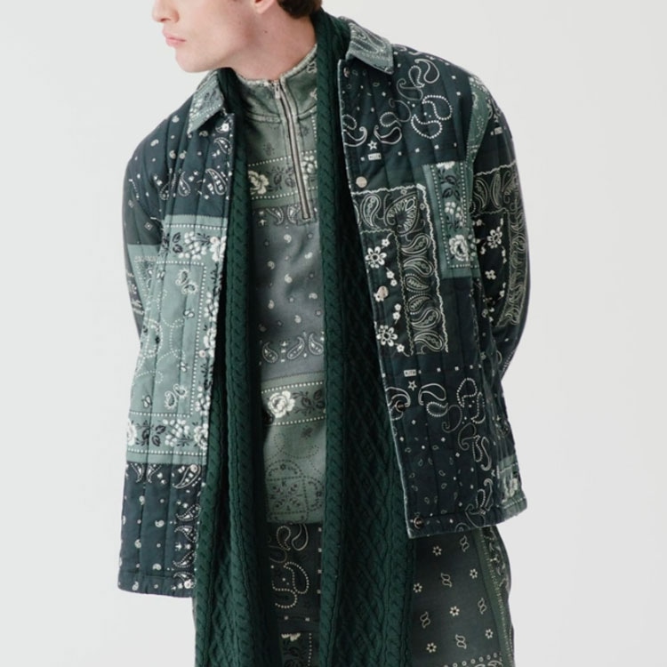 Kith Deconstructed Bandana Quarter Zip — фото 2