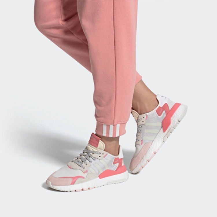 adidas originals adidas Nite Jogger Pink White — фото 6