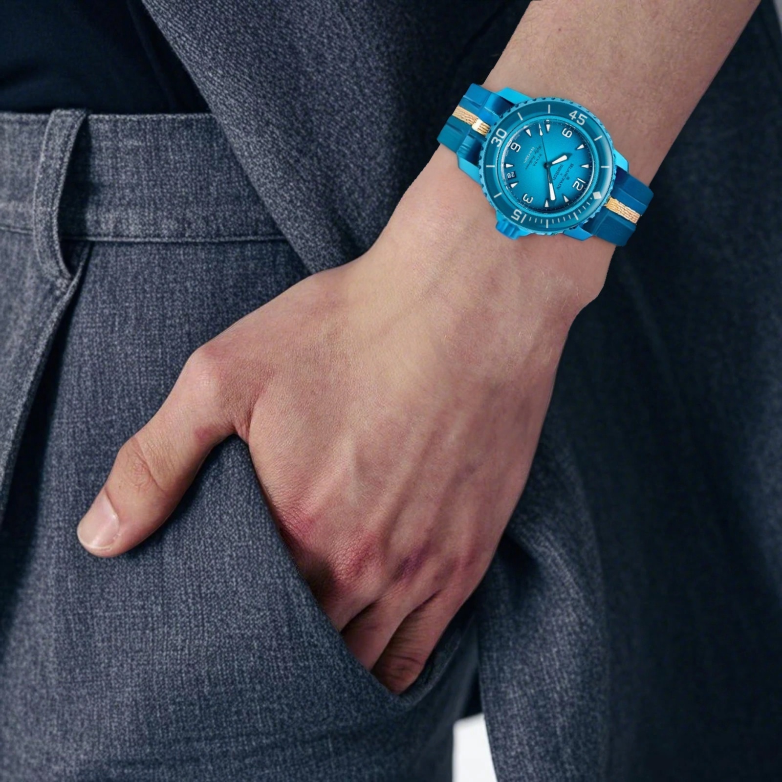 Swatch x Blancpain Fifty Fathoms — фото 2