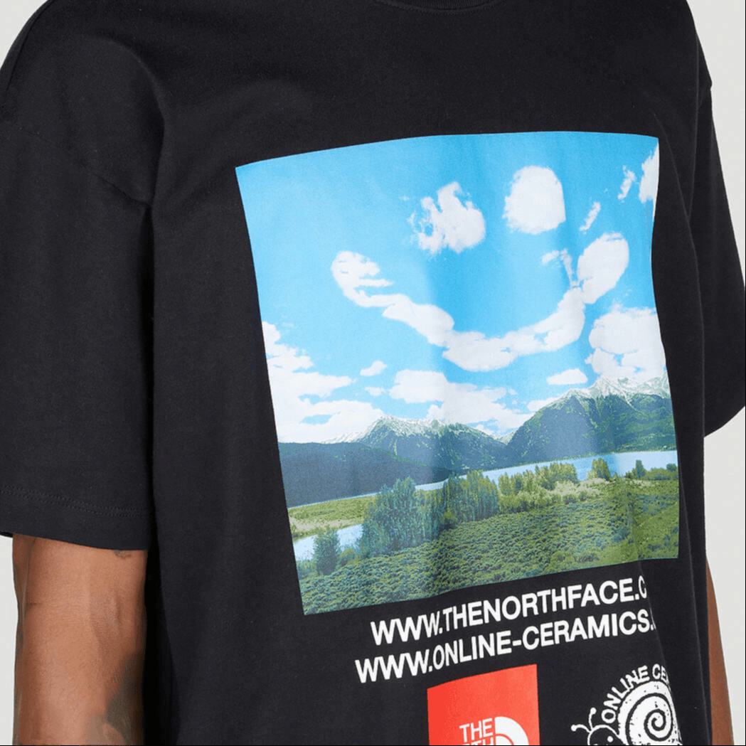 The North Face x Online Ceramics SS23 Black T-Shirt — фото 2