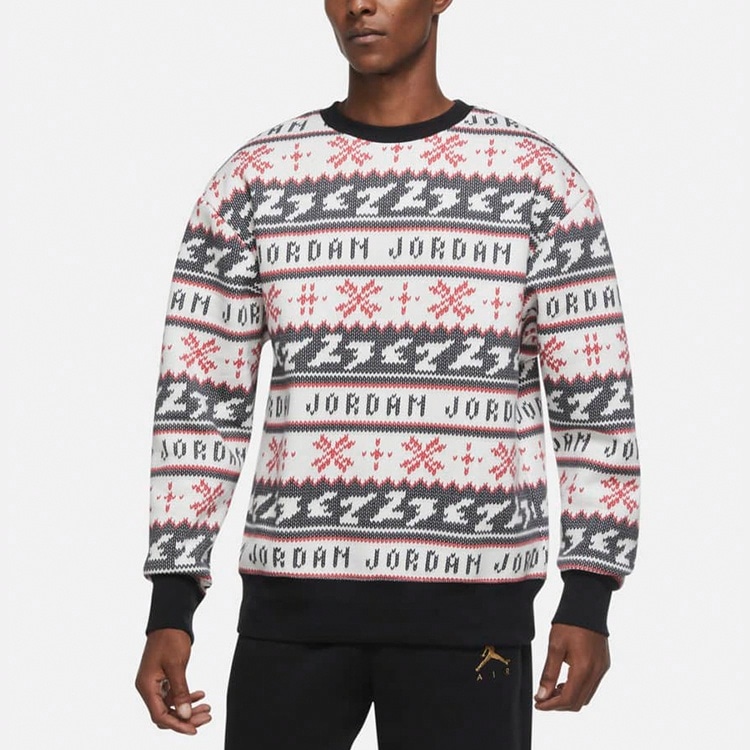 Jordan Jumpman Holiday Crewneck Sweatshirt Black — фото 3