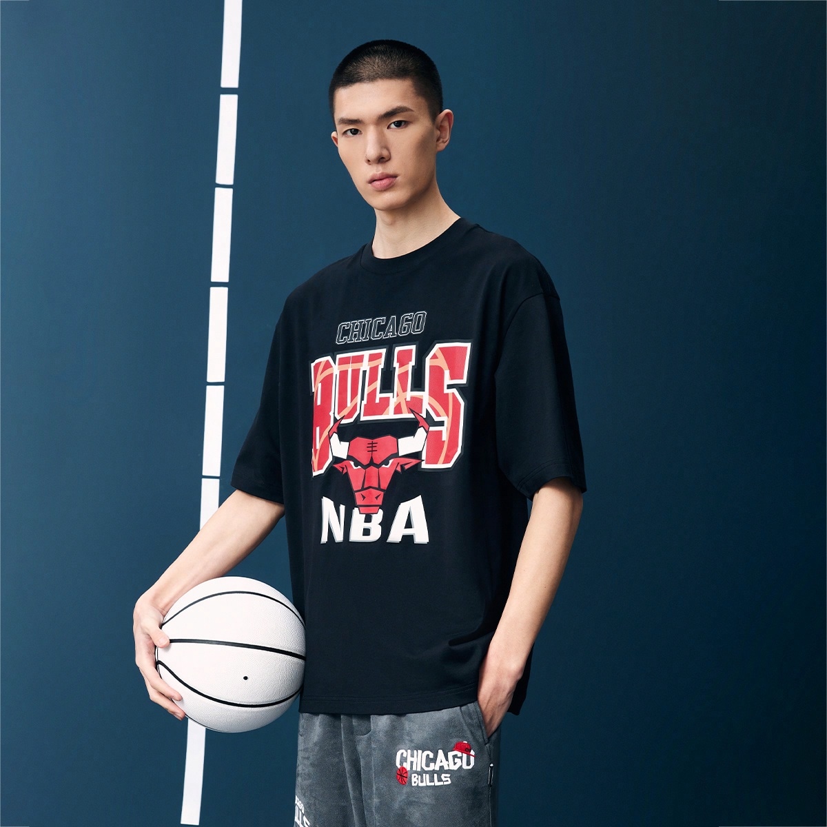 Jack Jones x NBA Chicago Bulls Tee — фото 7