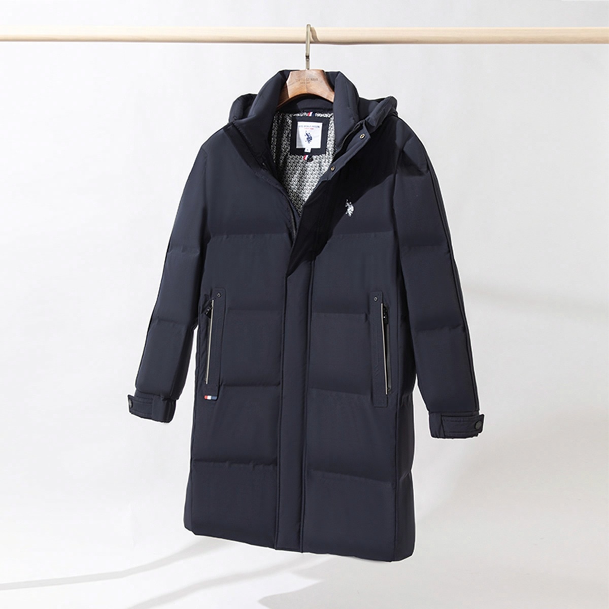 U.S. Polo Assn. 90 Down Jacket Navy — фото 3
